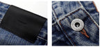 JHYQ Vintage Washed Patchwork Baggy Jeans