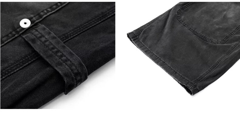 JHYQ Vintage Washed Baggy Double Knee Jeans