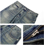 JHYQ Vintage Washed Machete Baggy Jeans