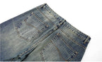 JHYQ Vintage Washed Machete Baggy Jeans