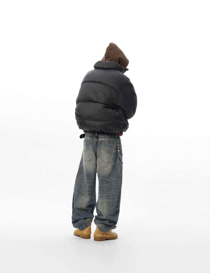 JHYQ Vintage Washed Machete Baggy Jeans