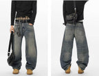 JHYQ Vintage Washed Machete Baggy Jeans