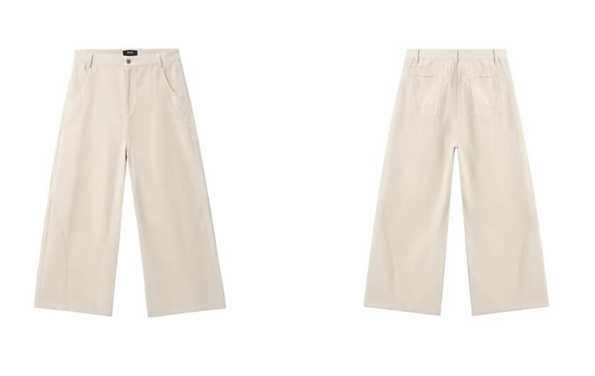 JHYQ Side 3D Stitch Baggy Pants