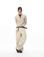 JHYQ Side 3D Stitch Baggy Pants