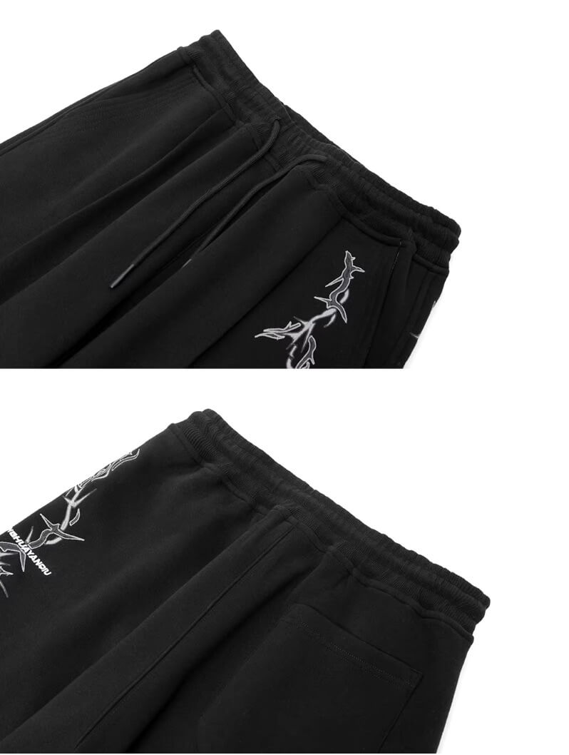 JHYQ Thorn Embroidered Sweatpants