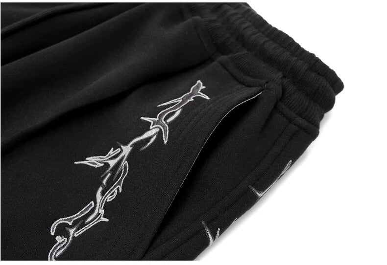 JHYQ Thorn Embroidered Sweatpants