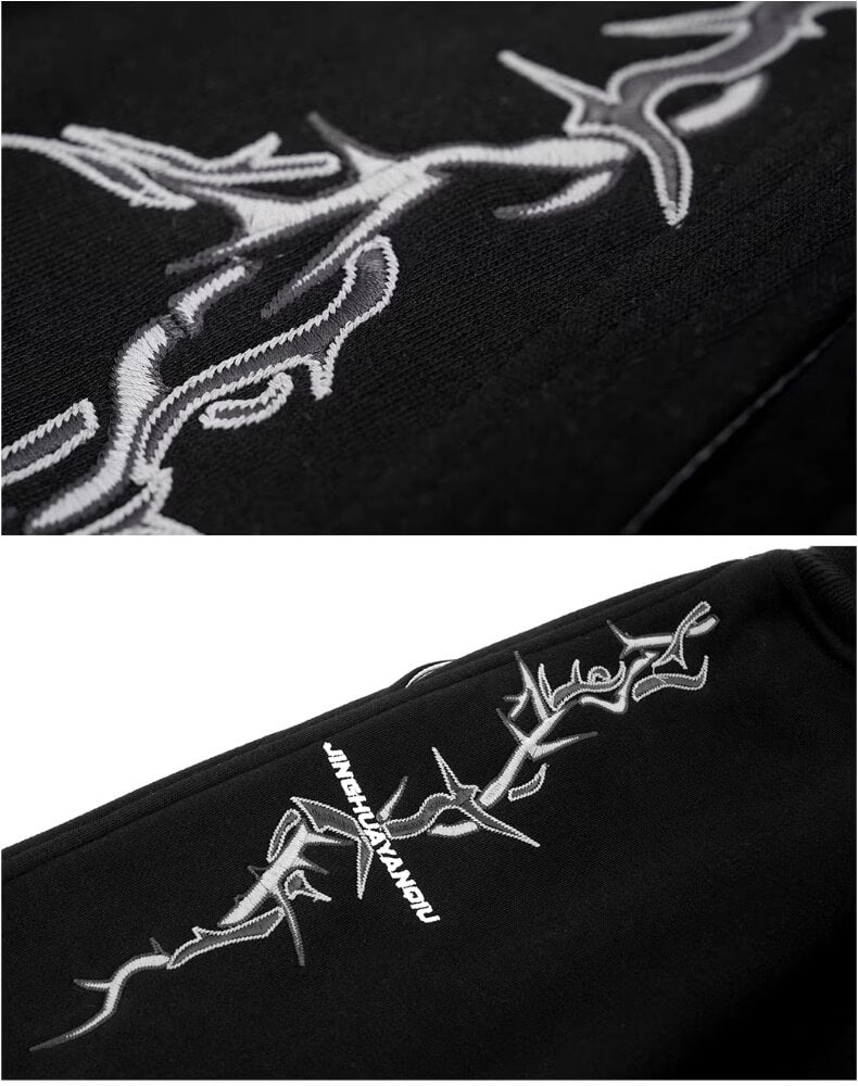 JHYQ Thorn Embroidered Sweatpants