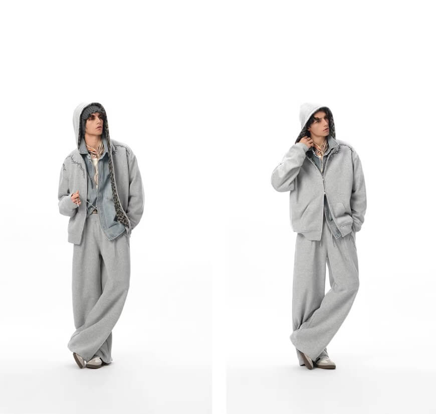JHYQ Thorn Embroidered Sweatpants