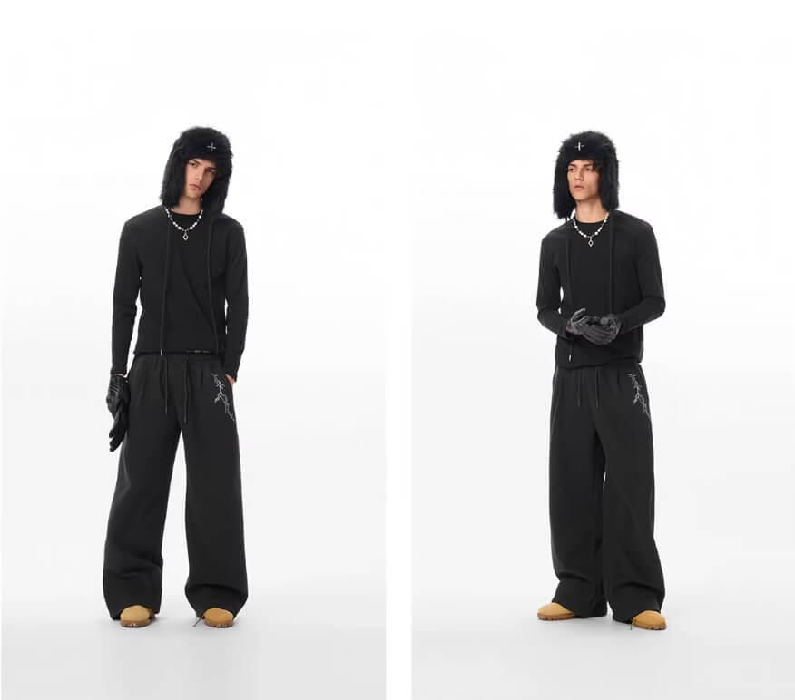 JHYQ Thorn Embroidered Sweatpants