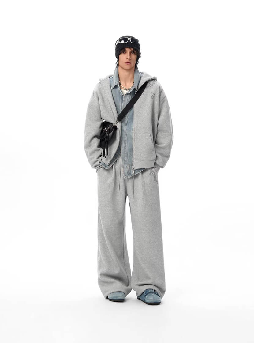 JHYQ Thorn Embroidered Sweatpants
