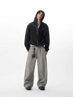 JHYQ Pinstripe Wide Leg Suit Pants