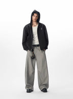 JHYQ Pinstripe Wide Leg Suit Pants