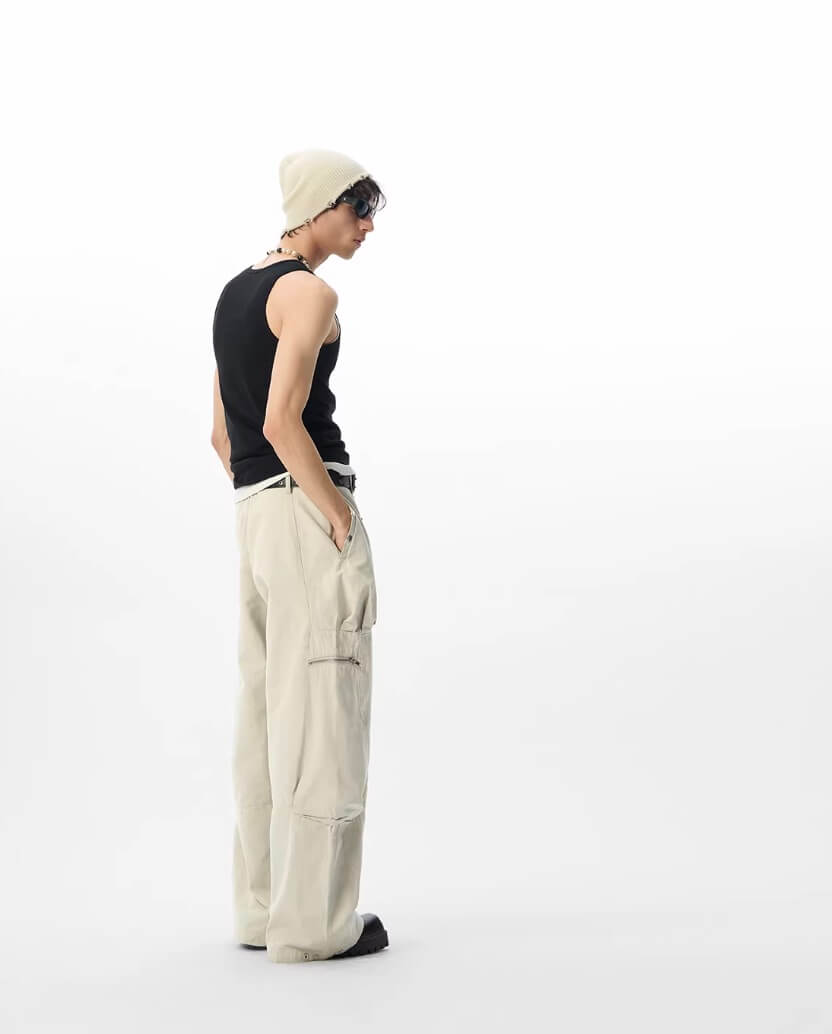 JHYQ Multi Zipper Pocket Work Pants