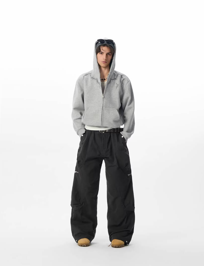 JHYQ Multi Zipper Pocket Work Pants