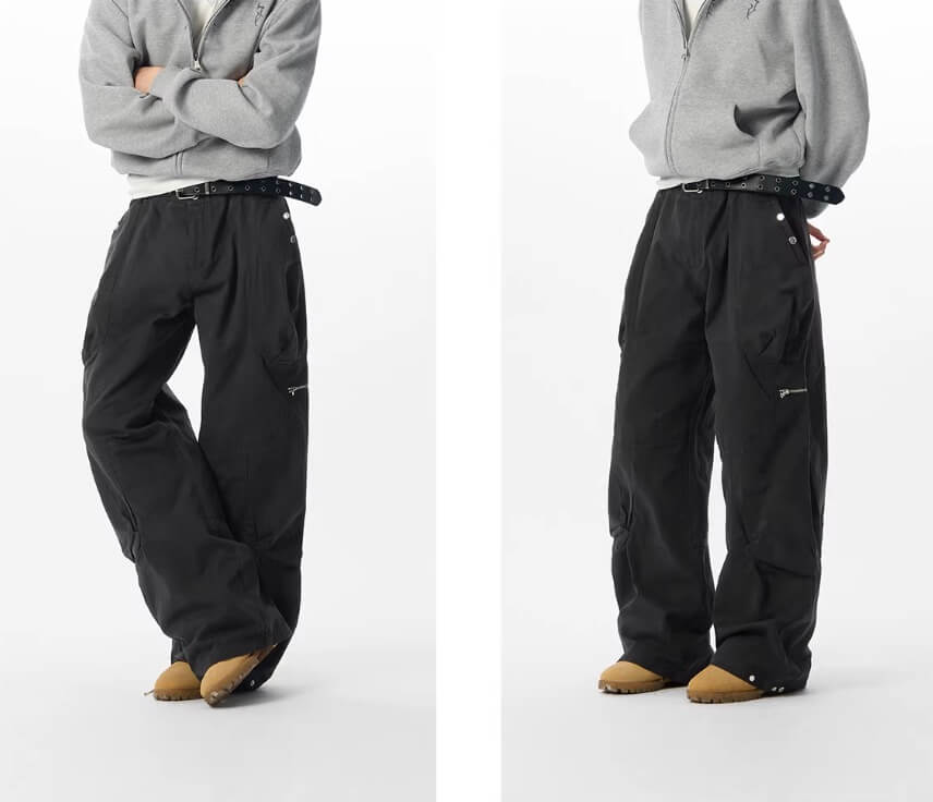 JHYQ Multi Zipper Pocket Work Pants