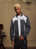 YADcrew Color Block Deconstructed Track Jacket
