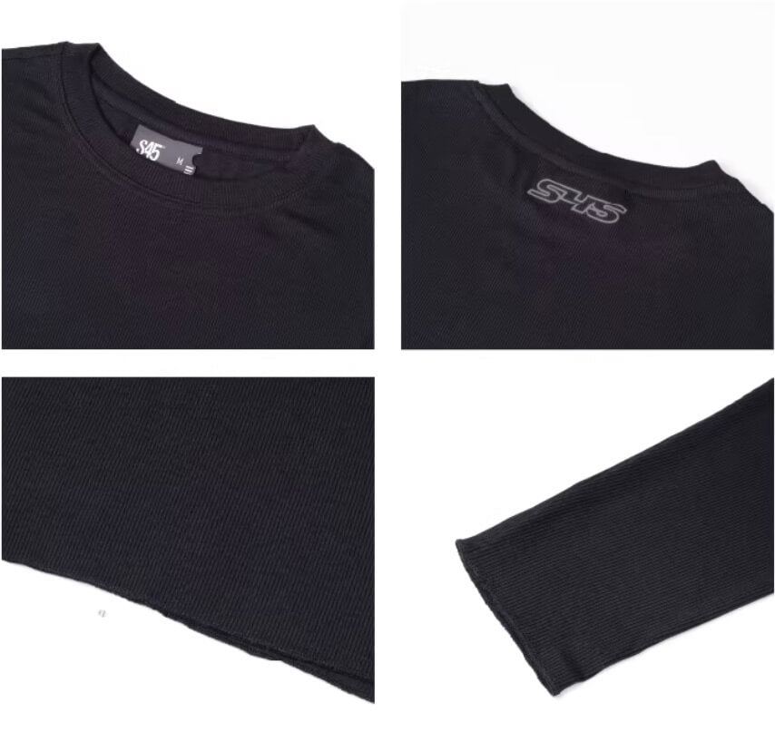 S45 Stretch Fit Basic Long Sleeve Tee