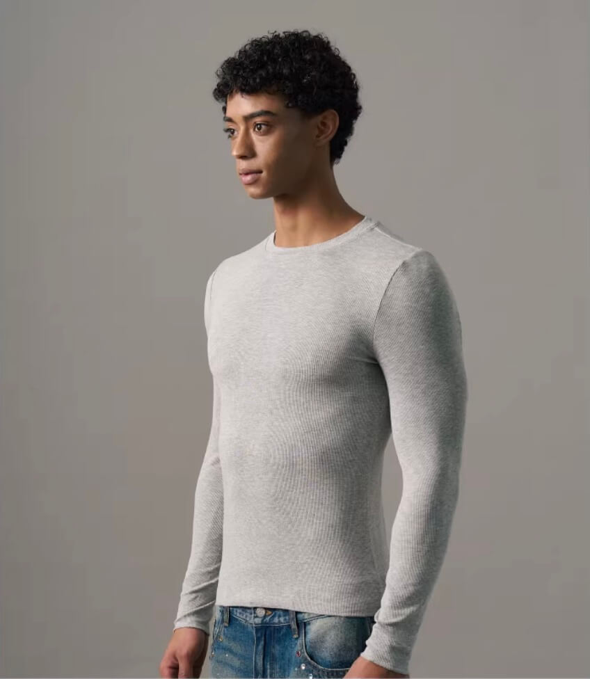 S45 Stretch Fit Basic Long Sleeve Tee
