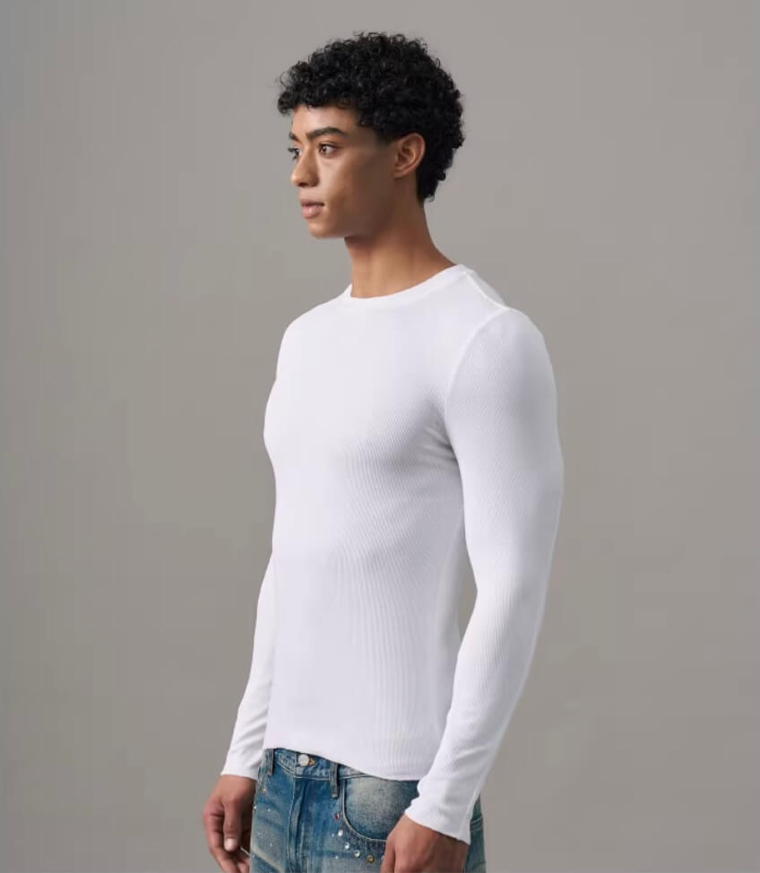 S45 Stretch Fit Basic Long Sleeve Tee