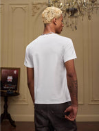 YADcrew Box Logo Slim Fit Basic Tee