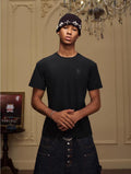 YADcrew Box Logo Slim Fit Basic Tee