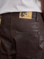 YADcrew Five Button Waxed Denim Jeans