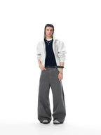 JHYQ Curved 3D Stitch Baggy Machete Pants