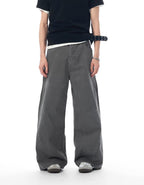 JHYQ Curved 3D Stitch Baggy Machete Pants