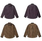 JHYQ Leopard Print Metal Studded Shirt Jacket