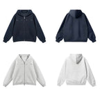 JHYQ Small Logo Double Zipper Hoodie