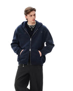 JHYQ Small Logo Double Zipper Hoodie