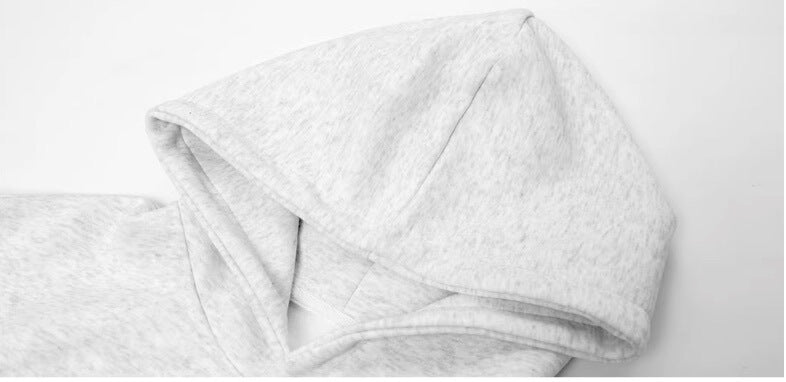 JHYQ Vintage Thorn Lettering Print Hoodie