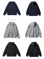 JHYQ Heavyweight Essential Double Zipper Hoodie