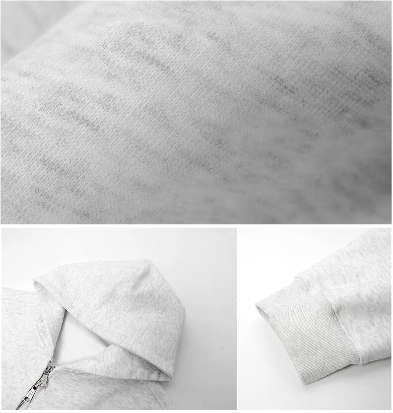 JHYQ Heavyweight Essential Double Zipper Hoodie