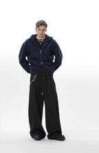 JHYQ Heavyweight Essential Double Zipper Hoodie