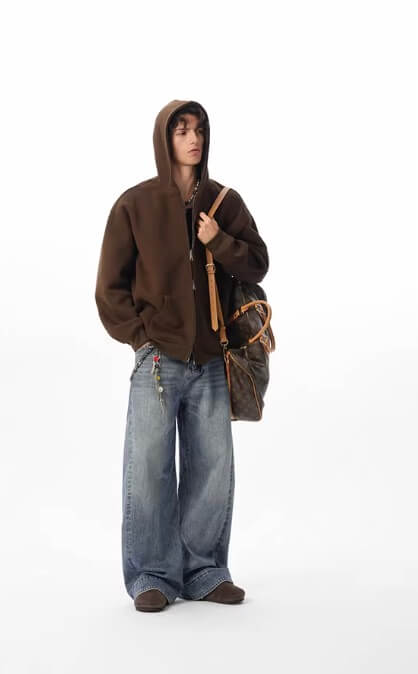 JHYQ Heavyweight Essential Double Zipper Hoodie