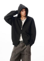 JHYQ Heavyweight Essential Double Zipper Hoodie