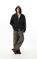 JHYQ Heavyweight Essential Double Zipper Hoodie