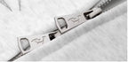 JHYQ Rhinestone Thorn Print Double Zipper Hoodie