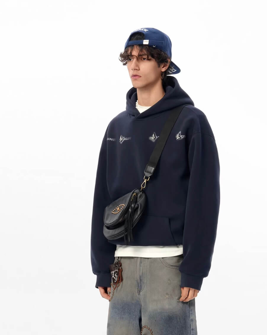 JHYQ Metal Butterfly Detail Hoodie