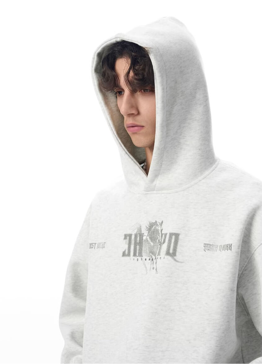 JHYQ Pegasus Blurred Print Hoodie