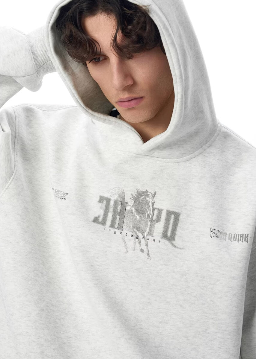 JHYQ Pegasus Blurred Print Hoodie