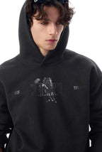 JHYQ Pegasus Blurred Print Hoodie