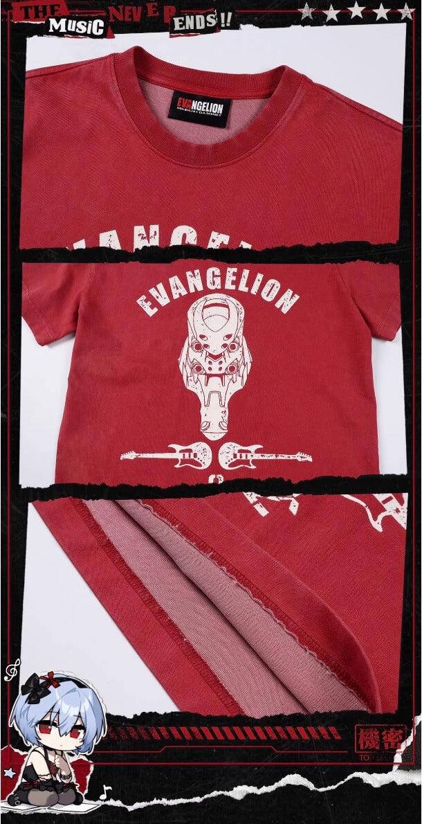 MEDM x EVA NEVER END Washed Unit Graphic Tee