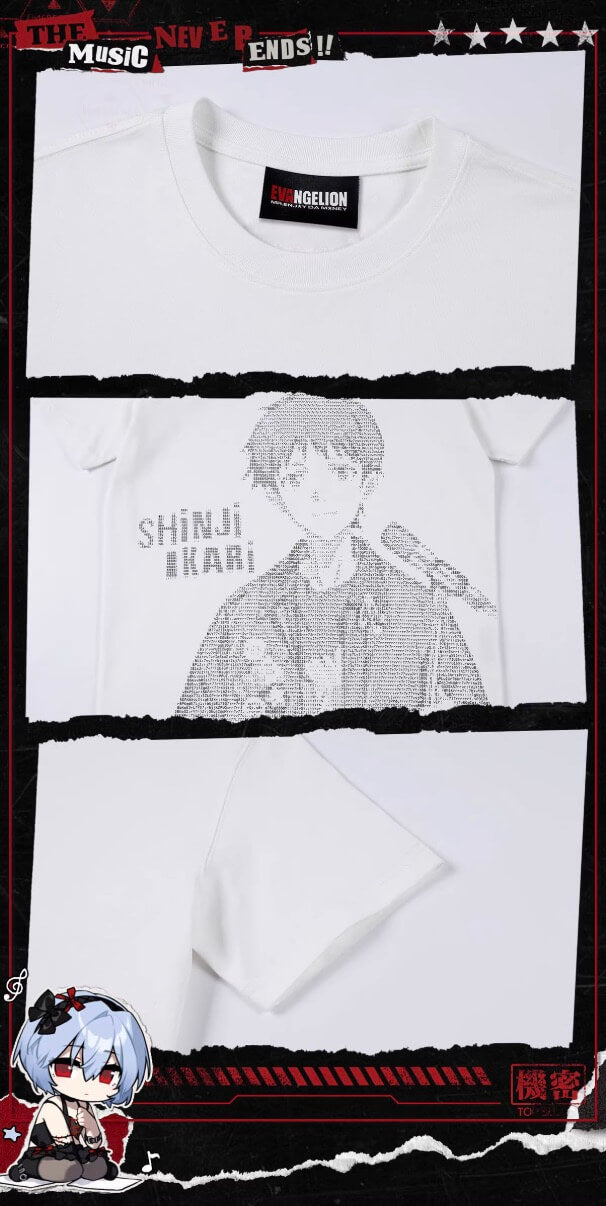 MEDM x EVA NEVER END Character Code Graphic Tee