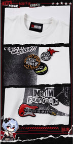 MEDM x EVA NEVER END Vintage Character Poster Print Tee