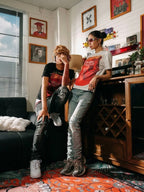 TGFCLUB Skull Parody Print Slim Fit Tee