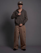 LIBERAFIT Vintage Dyed Zip Up Hoodie