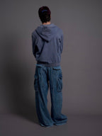 LIBERAFIT Vintage Dyed Zip Up Hoodie