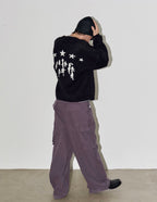 LIBERAFIT Star Jacquard Button Front Cowichan Cardigan